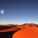 Africa-Namibia-Moon-Over-Desert